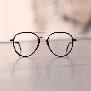 Oversize glasses. 3D printed eye glasses