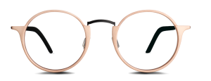 Cool eyewear. Peach 3D printed glasses
