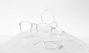 3D printed glasses white colour