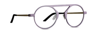 violet glasses. 3D printed eyewear